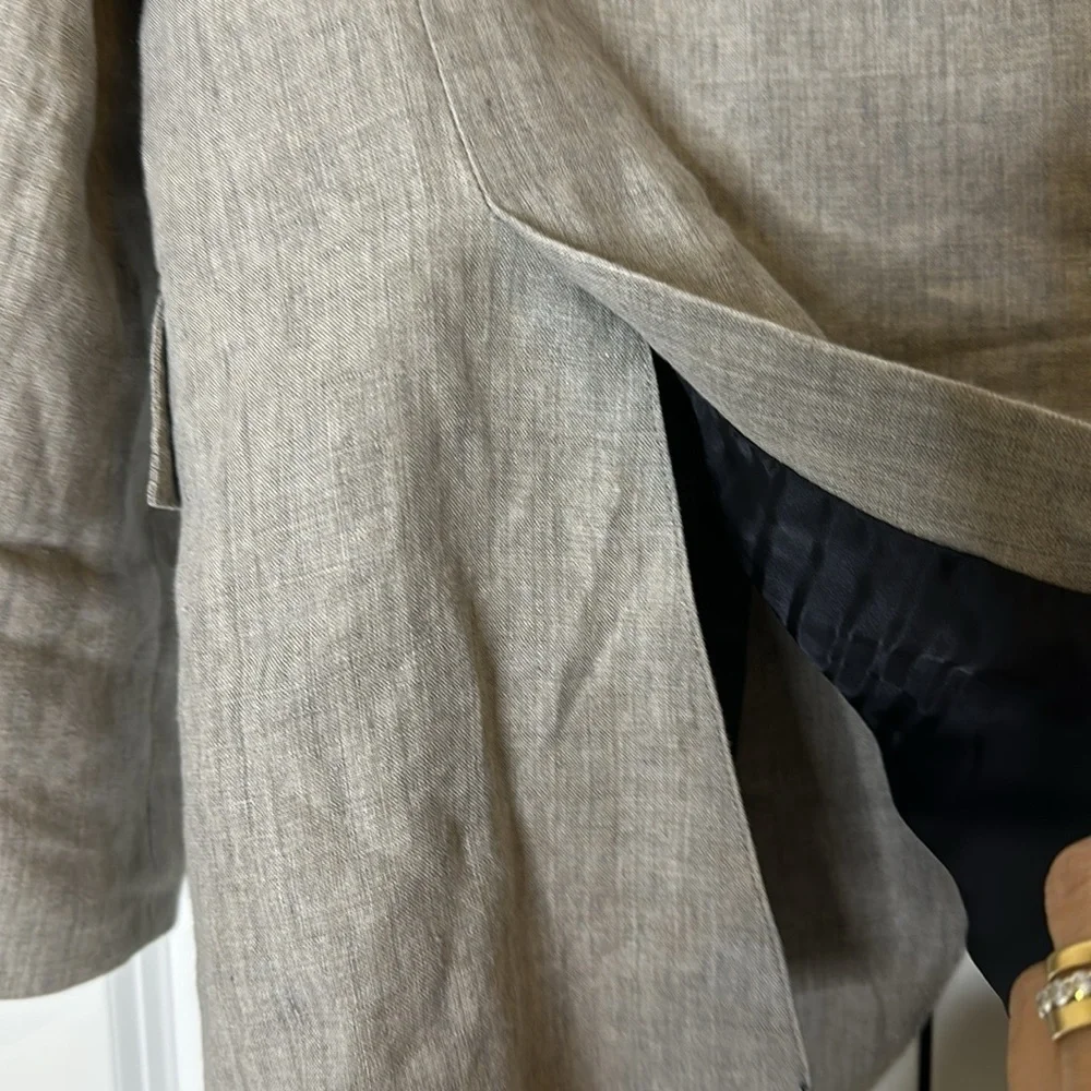 J. Crew Ludlow Ormezzano linen blend blazer Sz40R Grey